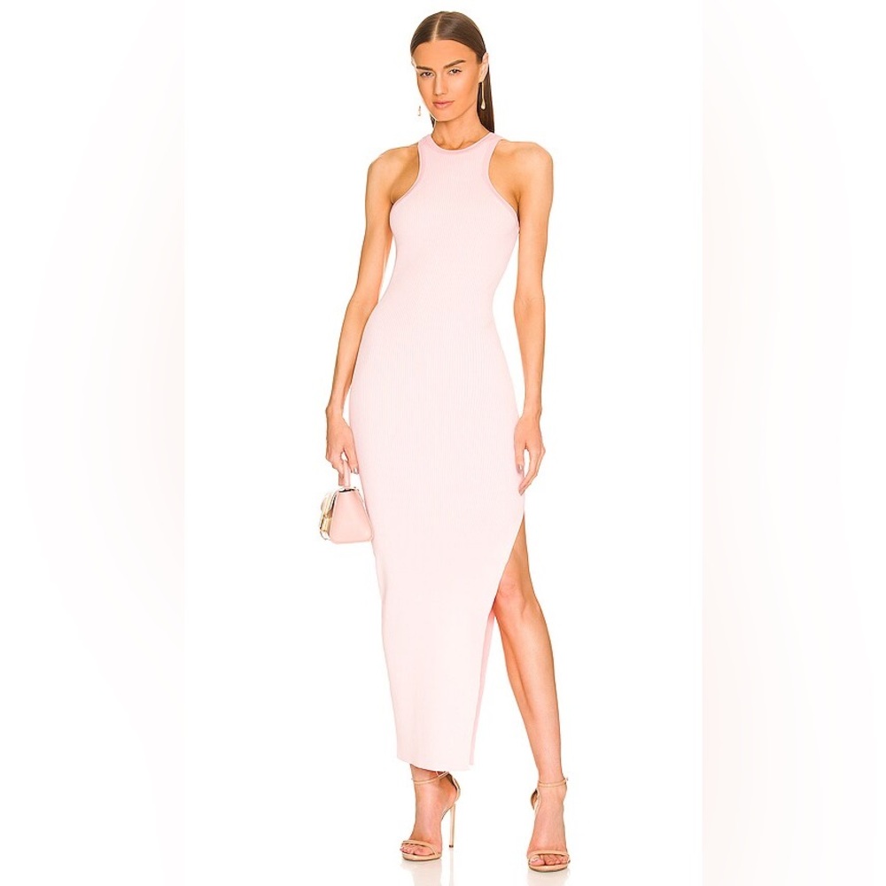 SEROYA pink knit dress